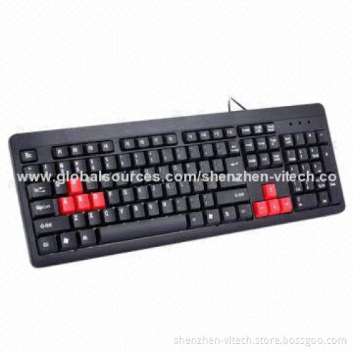 Wired Computer Keyboard for Schools, Homes and Hospitals, OEM Orders Welcomed